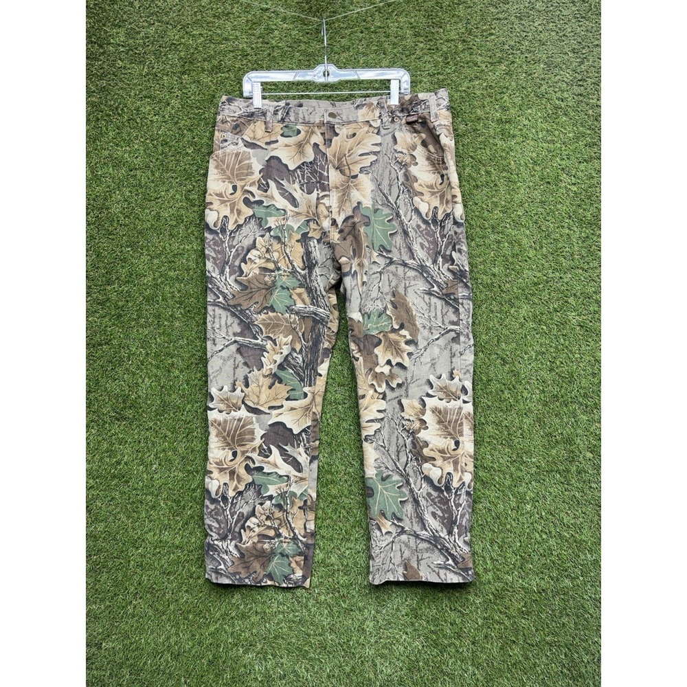 Vintage Gander Mountain Advantage Camo Pants Mens 42x32 Made in USA Workwear